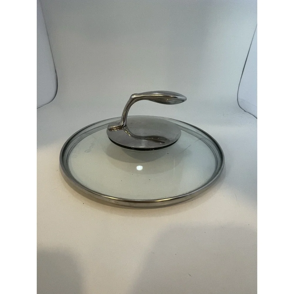 Chef‎ Series by Tupperware Stainless Steel and Glass Replacement Lid 8.5